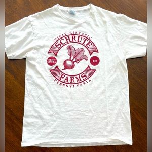 The office-Shrute Farms T-shirt- size medium